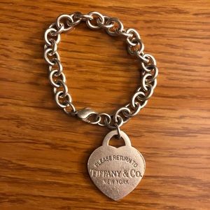 Tiffany & Co XL heart bracelet